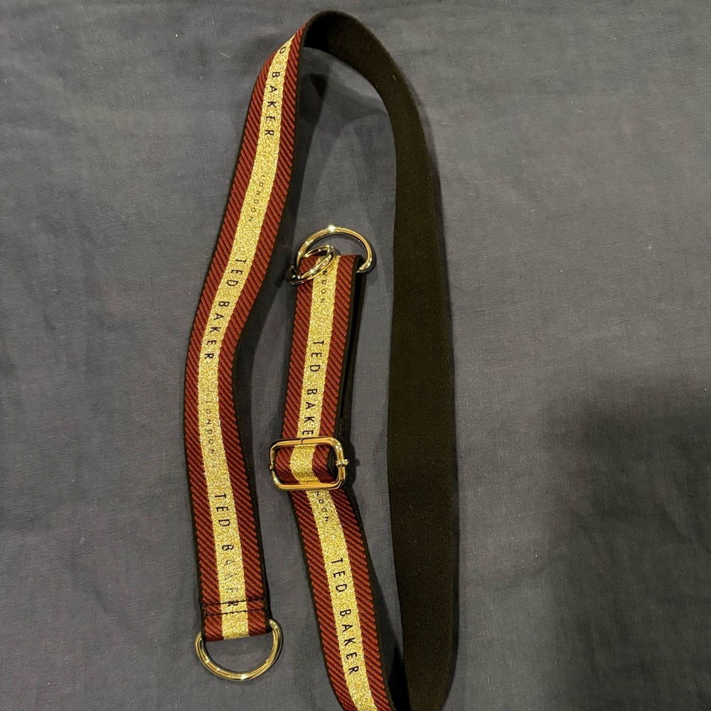 Ted Baker Crossbody Bag Strap - Adjustable with gold accents - Picture 2 of 5